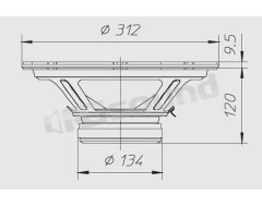 PW321 320mm midrange - 400W max power Ciare