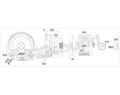 SPR-17LS - kit 2 vie con woofer da 165mm  Alpine