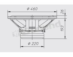 CS455N subwoofer SPL Ciare