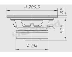 HW205 200mm woofer Ciare