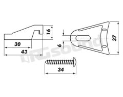 FIX P20 speaker grille mounting kit AZ Audiocomp