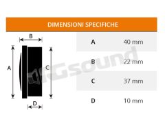A26 pair of 26mm tweeters for precise, well-defined highs Proaudio