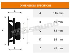 A102 10cm midrange with aluminum phase plug Proaudio