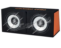 GZIB 2.300BR dual 30cm sub in bass tunnel enclosure Ground Zero