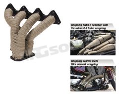 WK1 Wrapping Kit for exhaust manifolds and pipes - Titanium fiber Simoni Racing