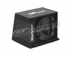 SWD-355 powered subwoofer in bass reflex enclosure Alpine