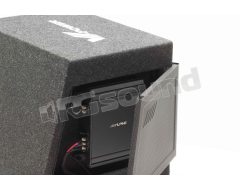 SWD-355 powered subwoofer in bass reflex enclosure Alpine