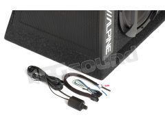 SWD-355 powered subwoofer in bass reflex enclosure Alpine