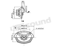 XS-XB690 6x9'' three-way coaxial speakers Sony