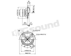 XS-XB130 130mm three-way coaxial speakers Sony