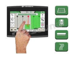 G7 Ezy Farmnavigator + Turtle Smart GPS/GNSS Navigatore completo per agricoltura, concimazione, semina, diserbo AV Map
