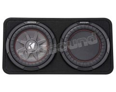 TCWRT102 25 cm 2 Ohm sub in sealed enclosure, max power 800 W (43TCWRT102) Kicker