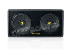 DCWS122 dual 30cm sub in ported enclosure Kicker