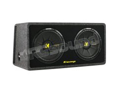 DCWS122 dual 30cm sub in ported enclosure Kicker