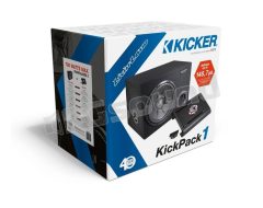 KPX350.1 30 cm sub in ported enclosure and 1-channel amplifier Kicker
