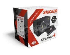 KPX500.4 30cm sub in ported enclosure and 4-channel amplifier Kicker