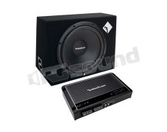 SSK300MKIII 30 cm sub in enclosure with 2-channel amplifier Rockford Fosgate