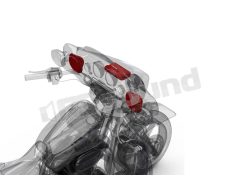 HD14-TKIT speaker kit with amplifier for Harley-Davidson Rockford Fosgate