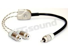 STF 030 Adattatore Y RCA 1 maschio - 2 femmine Connection Integrated Solution