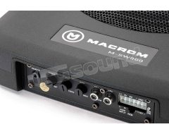 M-SW800 20cm active subwoofer for under-seat and trunk installation Macrom