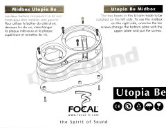 MID BOX mid-high support for Utopia Be speakers Focal