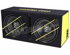 GZIB 2.3000XSPL dual SPL subwoofer in ported enclosure Ground Zero