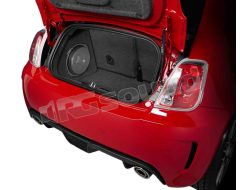 SBFIAT-500/10TW3 active subwoofer for FIAT 500 trunk JL Audio