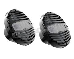 HMX 6.5-LD-C Coassiali nautic da 16,5 cm con illuminazione LED e finitura nera Hertz