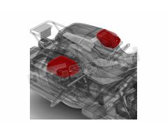 TMS69BL9813 Speaker kit for saddlebags Rockford Fosgate
