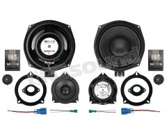 QM200CBMW 200 mm 3-way speaker kit for BMW MB Quart