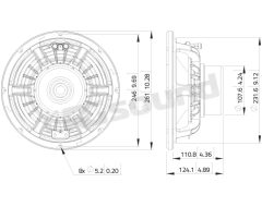 WAN103.00 250mm (10 inch) Woofer LaVoce