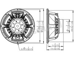WAN123.00 12"/300mm Woofer LaVoce
