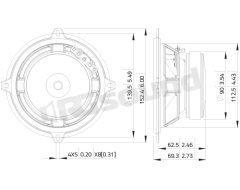 WSF051.02 5"/130mm Woofer LaVoce