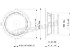 MSF051.22 5"/130mm Midrange LaVoce