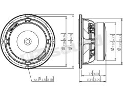 WAF061.80 6.5"/165mm Woofer LaVoce