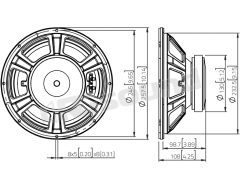 WSF101.82 250mm (10 inch) Woofer LaVoce