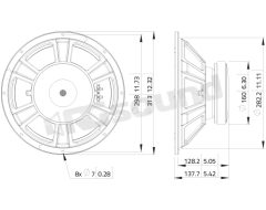 WSF122.50 12"/300mm Woofer LaVoce