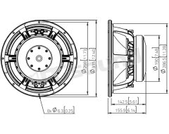 WAF123.00 12"/300mm Woofer LaVoce