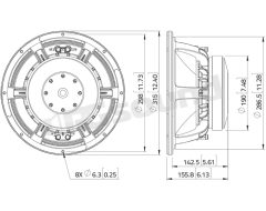 WAF123.03 300mm (12 inch) Woofer LaVoce