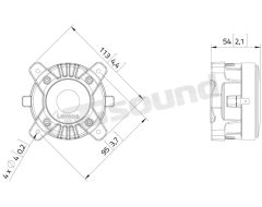 DF10.10L 1"/25mm High Frequency Tweeter LaVoce