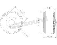 DF10.17 1"/25mm High-Frequency Tweeter LaVoce