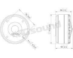 DF10.17T 1"/25mm High Frequency Tweeter LaVoce