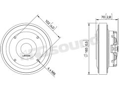 DF14.30T 1.4"/36mm High-Frequency Tweeter LaVoce