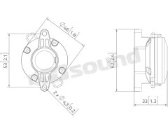DN07.10LM 0.7"/18mm High Frequency Tweeter LaVoce