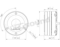 DN10.14 1"/25mm High Frequency Tweeter LaVoce