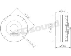 DN10.17 High Frequency Tweeter 1"/25mm LaVoce