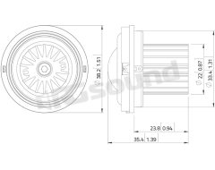 TN100.70 1"/25mm High-Frequency Tweeter LaVoce