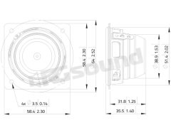 FSN020.72 2"/52mm full-range speaker LaVoce