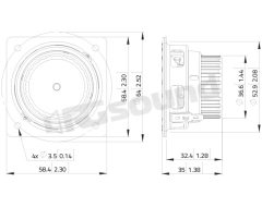 FSN021.00 2"/52mm full-range LaVoce