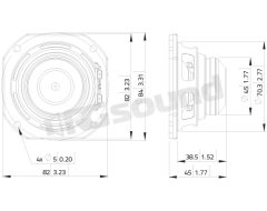 FSN030.71 3"/78mm Full-Range LaVoce